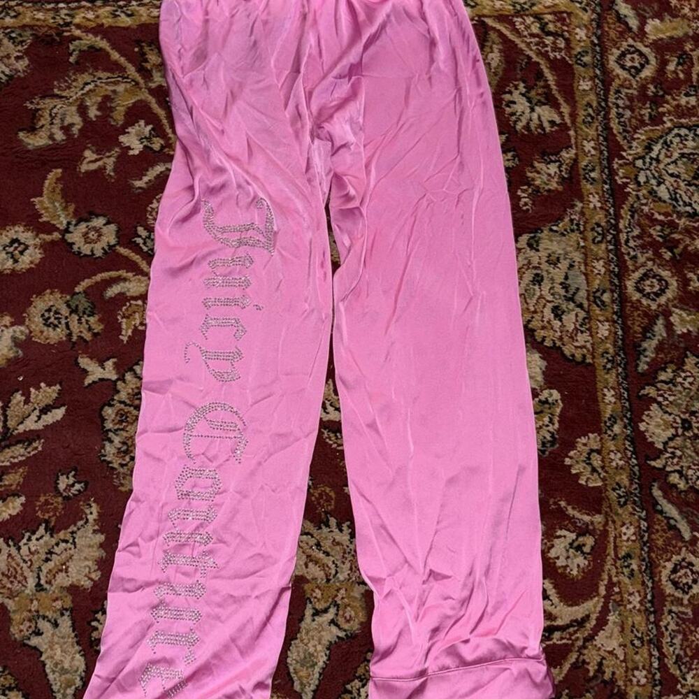 Pink juicy couture sweatpants with